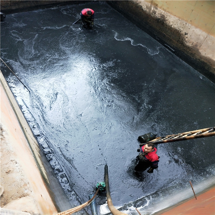 泰山废水池清理